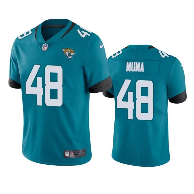 Teal Jacksonville Jaguars #48 Chad Muma Vapor Untouchable Limited Stitched Jersey - JVG74
