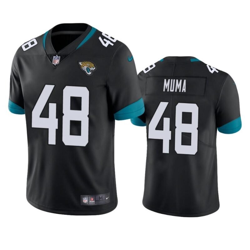 Black Jacksonville Jaguars #48 Chad Muma Vapor Untouchable Limited Stitched Jersey - JVG118