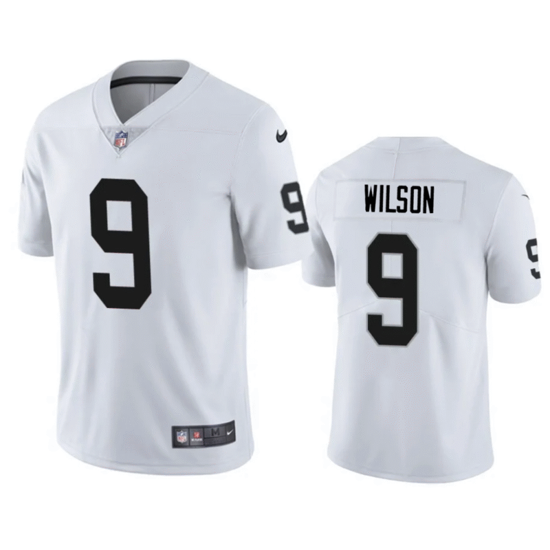 White Las Vegas Raiders #9 Tyree Wilson 2023 Draft Vapor Limited Stitched Football Jersey - LVR56