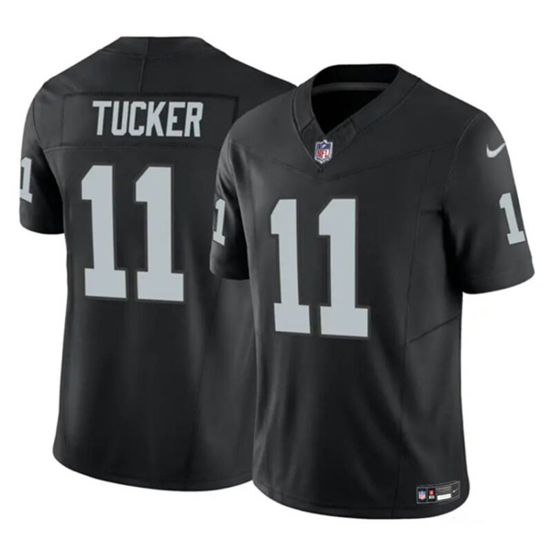 Black Las Vegas Raiders #11 Tre Tucker 2023 F.U.S.E Vapor Untouchable Stitched Football Jersey - LVR128