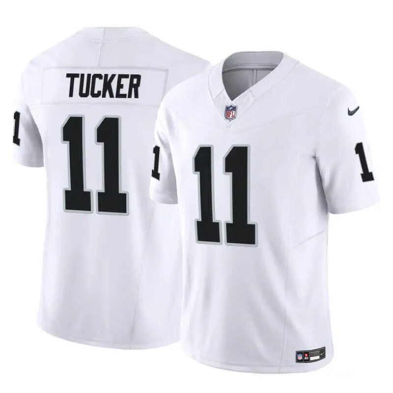 White Las Vegas Raiders #11 Tre Tucker 2023 F.U.S.E Vapor Untouchable Stitched Football Jersey - LVR184