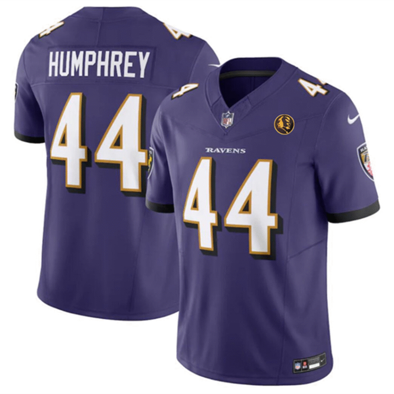 Purple Baltimore Ravens #44 Marlon Humphrey 2023 F.U.S.E. With John Madden Patch Vapor Limited Stitched Football Jersey - BRJ326