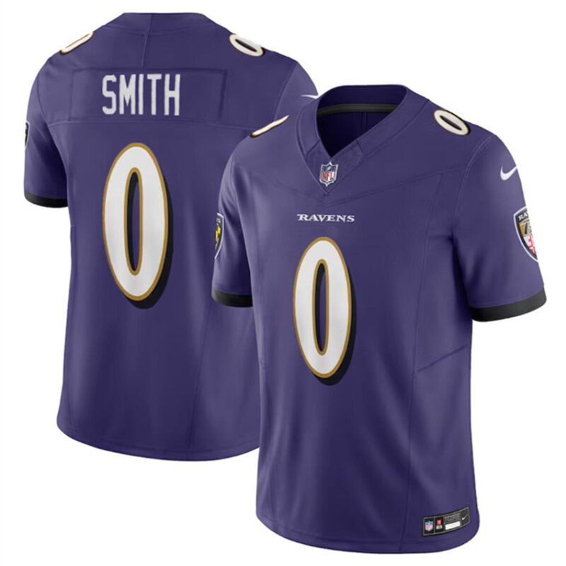 Purple Baltimore Ravens #0 Roquan Smith 2023 F.U.S.E. Vapor Limited Football Jersey - BRJ126