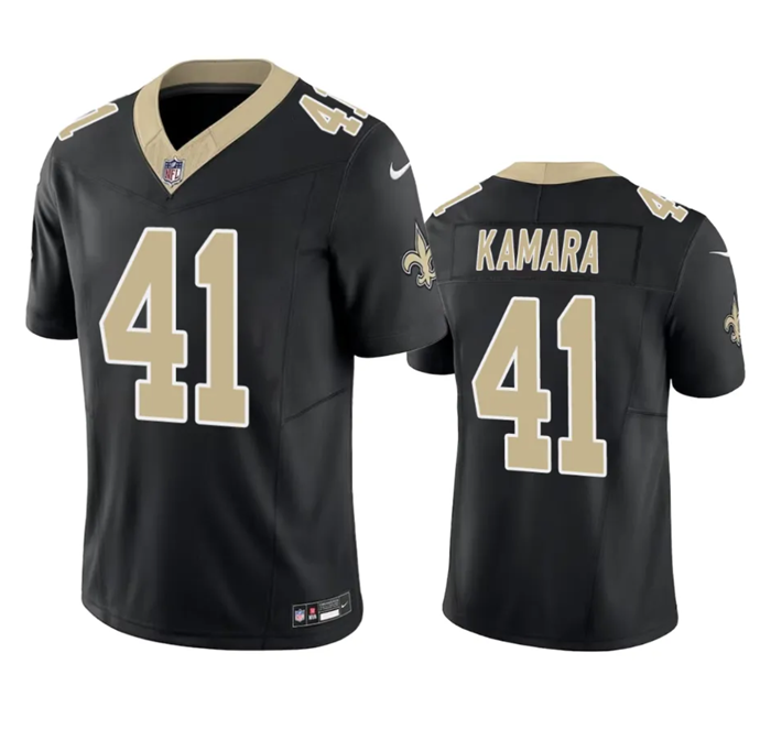 Black New Orleans Saints #41 Alvin Kamara 2023 F.U.S.E. Vapor Untouchable Limited Stitched Jersey - NOS52