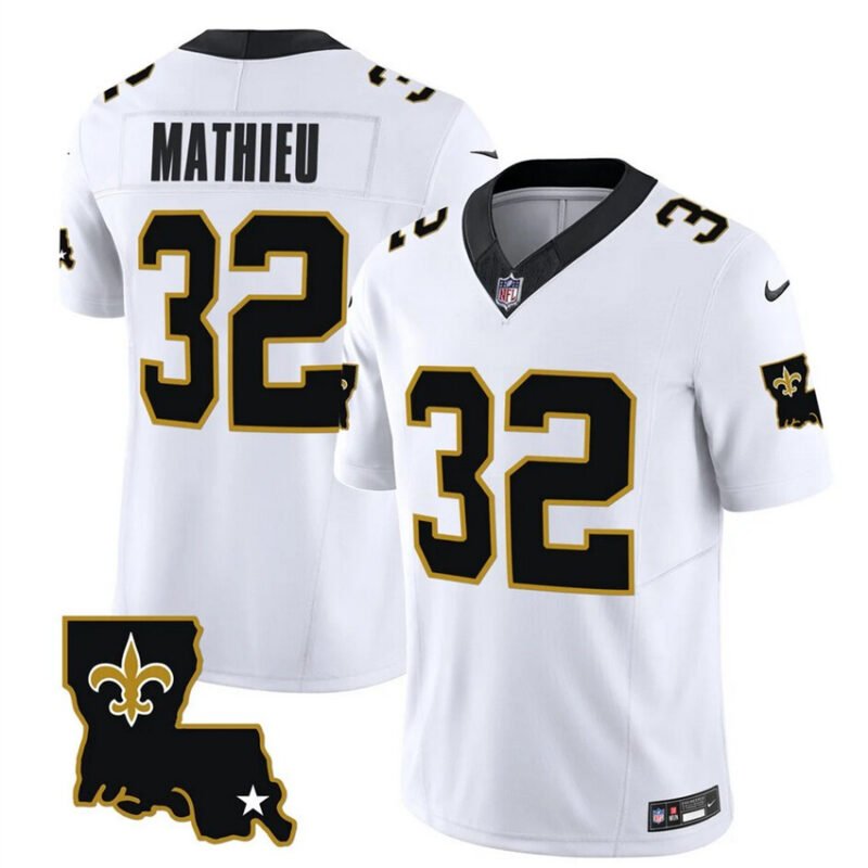 White New Orleans Saints #32 Tyrann Mathieu 2023 F.U.S.E. 1987 Legacy Vapor Stitched Jersey - NOS63