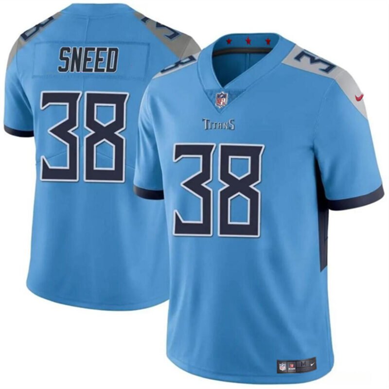 Blue Tennessee Titans #38 L'Jarius Sneed Vapor Limited Stitched Football Jersey - TNT263