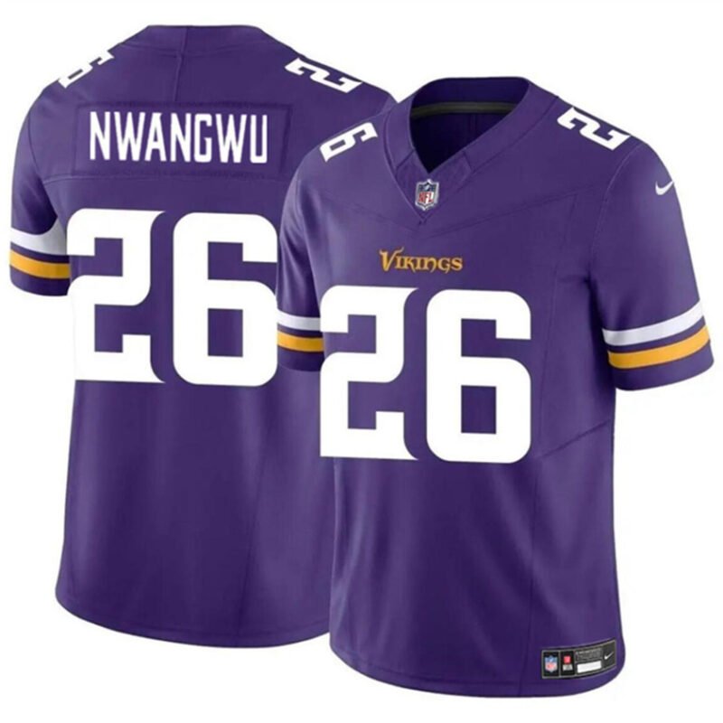 Purple Minnesota Vikings #26 Kene Nwangwu 2023 F.U.S.E. Vapor Untouchable Limited Stitched Jersey - MVJ123