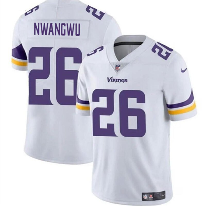 White Minnesota Vikings #26 Kene Nwangwu Vapor Untouchable Limited Stitched Jersey - MVJ107