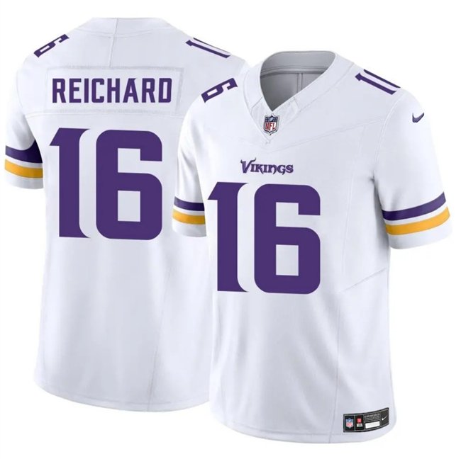 White Minnesota Vikings #16 Will Reichard 2024 F.U.S.E. Vapor Untouchable Limited Stitched Jersey - MVJ95