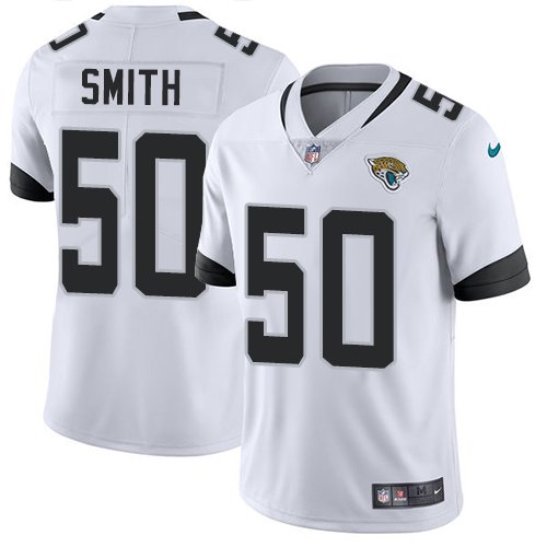 Nike Jaguars #50 Telvin Smith White Stitched NFL Vapor Untouchable Limited Jersey - JVG112
