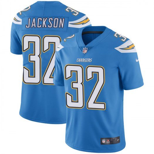 Nike Chargers #32 Justin Jackson Electric Blue Alternate Stitched NFL Vapor Untouchable Limited Jersey - LCJ201
