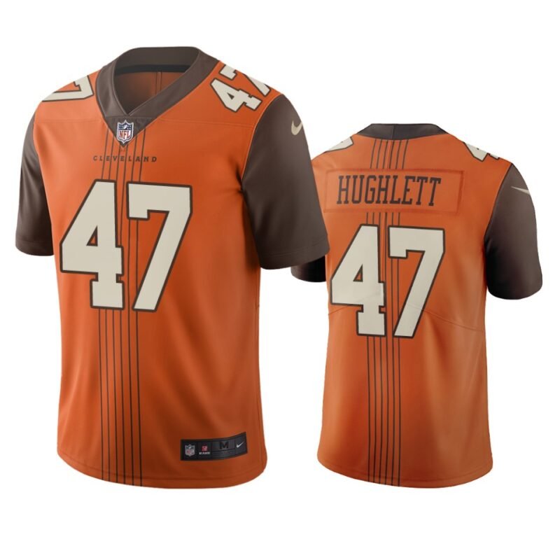 Cleveland Browns #47 Charley Hughlett Brown Vapor Limited City Edition NFL Jersey - CLB69