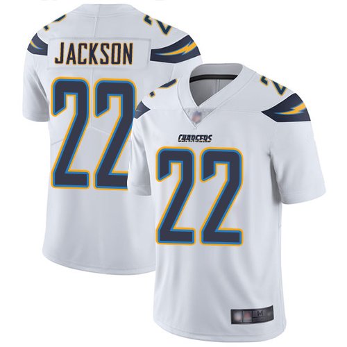 Nike Chargers #22 Justin Jackson White Stitched NFL Vapor Untouchable Limited Jersey - LCJ222