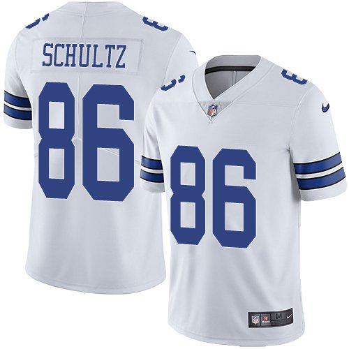 Nike Cowboys #86 Dalton Schultz White Stitched NFL Vapor Untouchable Limited Jersey - DLC343