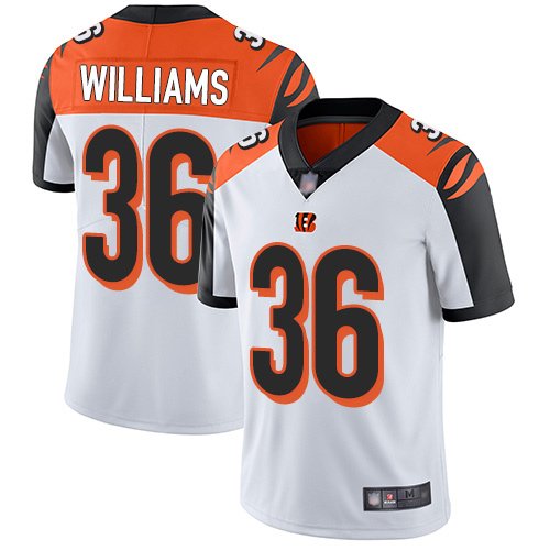 Nike Bengals #36 Shawn Williams White Stitched NFL Vapor Untouchable Limited Jersey - CCB198