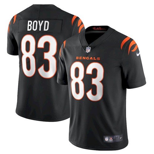 Black Cincinnati Bengals #83 Tyler Boyd 2021 New Vapor Untouchable Limited Stitched Jersey - CCB166