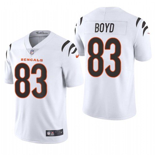 White Cincinnati Bengals #83 Tyler Boyd 2021 New Vapor Untouchable Limited Stitched Jersey - CCB177