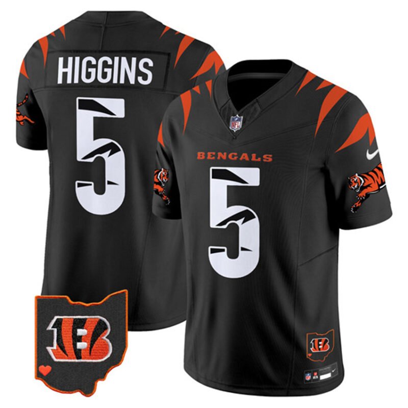 Black Cincinnati Bengals #5 Tee Higgins F.U.S.E. Special Vapor Untouchable Limited Stitched Football Jersey - CCB88