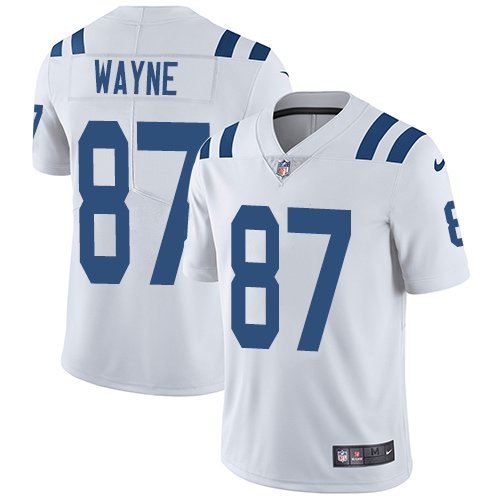 Nike Colts #87 Reggie Wayne White Stitched NFL Vapor Untouchable Limited Jersey - IDC235