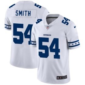 Dallas Cowboys #54 Jaylon Smith Nike White Team Logo Vapor Limited NFL Jersey - DLC195