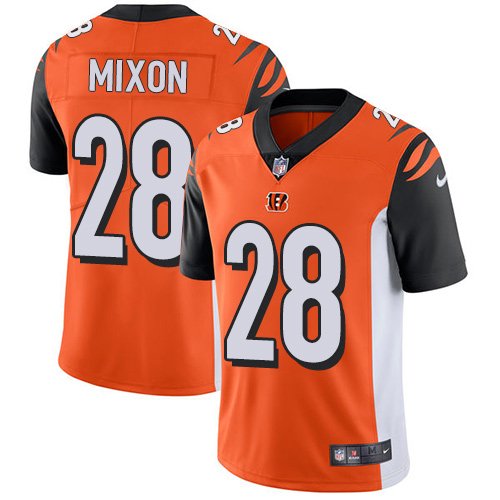 Nike Bengals #28 Joe Mixon Orange Alternate Stitched NFL Vapor Untouchable Limited Jersey - CCB284