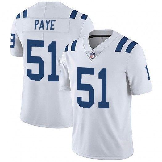 White Indianapolis Colts #51 Kwity Paye 2021 Vapor Untouchable Limited Stitched Jersey - IDC194