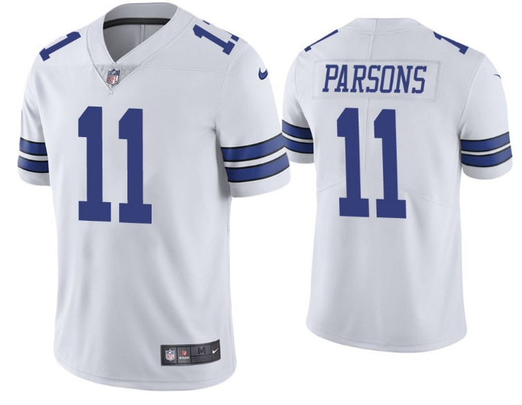 White Dallas Cowboys #11 Cedrick Wilson 2021 NFL Draft Vapor Limited Stitched Jersey - DLC246