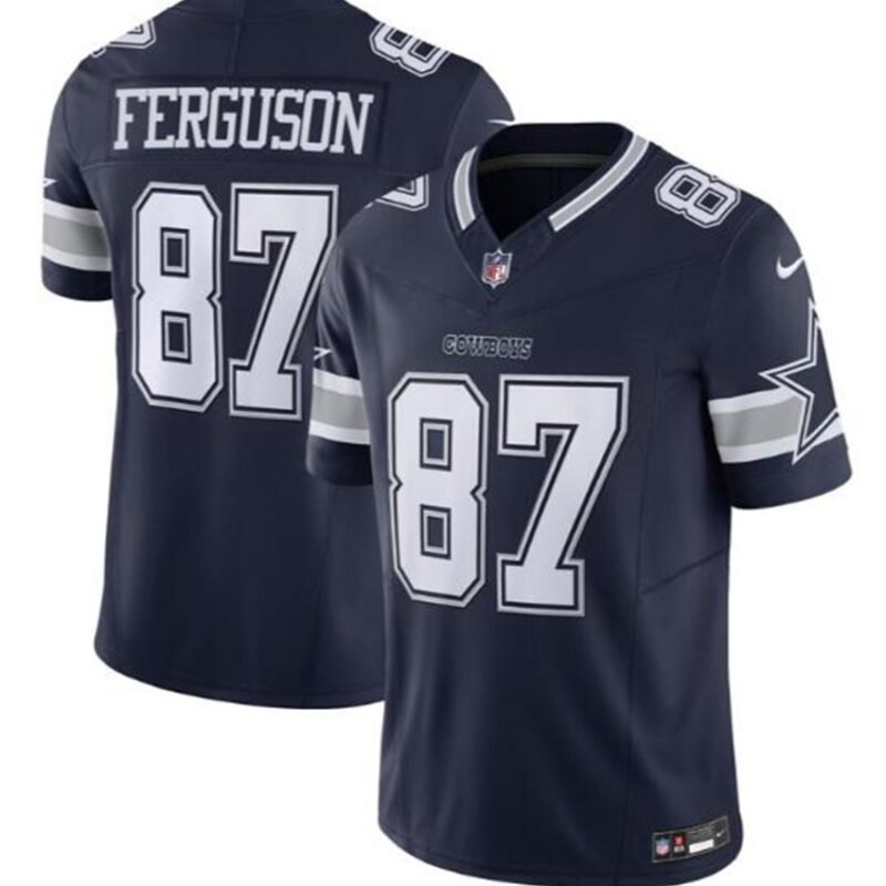 Navy Dallas Cowboys #87 Jake Ferguson 2023 F.U.S.E. Vapor Untouchable Limited Stitched Football Jersey - DLC340