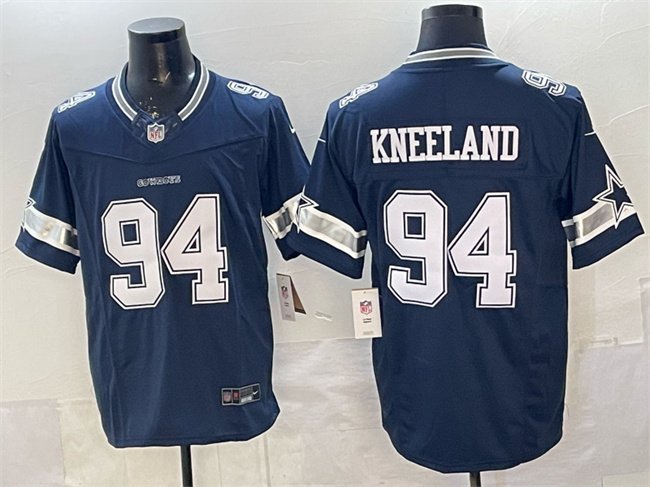 Navy Dallas Cowboys #94 Marshawn Kneeland F.U.S.E. Vapor Limited Stitched Football Jersey - DLC364