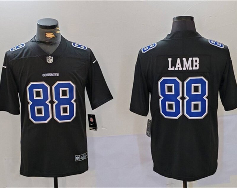 Black Dallas Cowboys #88 CeeDee Lamb Throwback Vapor Untouchable Limited Stitched Football Jersey - DLC22