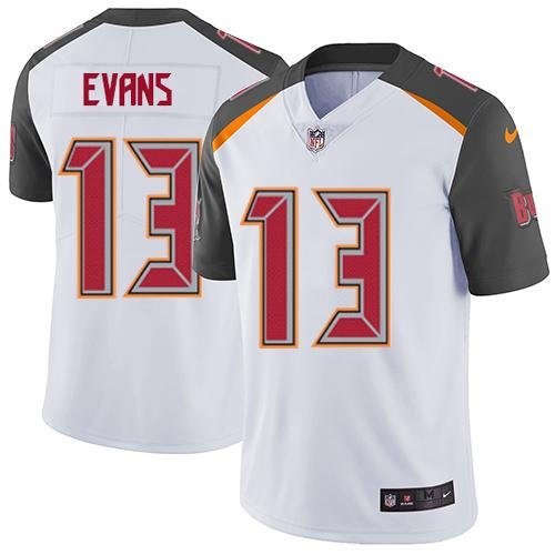 Nike Buccaneers #13 Mike Evans White Stitched NFL Vapor Untouchable Limited Jersey - TBB133