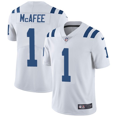 Nike Colts #1 Pat McAfee White Stitched NFL Vapor Untouchable Limited Jersey - IDC144