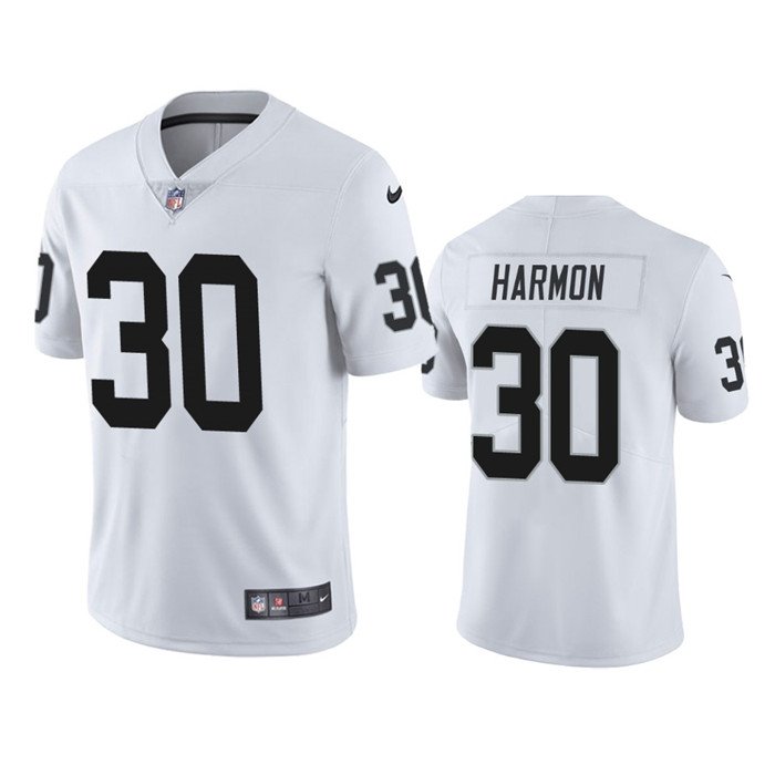 White Las Vegas Raiders #30 Duron Harmon Vapor Untouchable Limited Stitched Jersey - LVR282