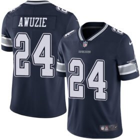 Nike Cowboys #24 Chidobe Awuzie Navy Blue Team Color Stitched NFL Vapor Untouchable Limited Jersey - DLC483