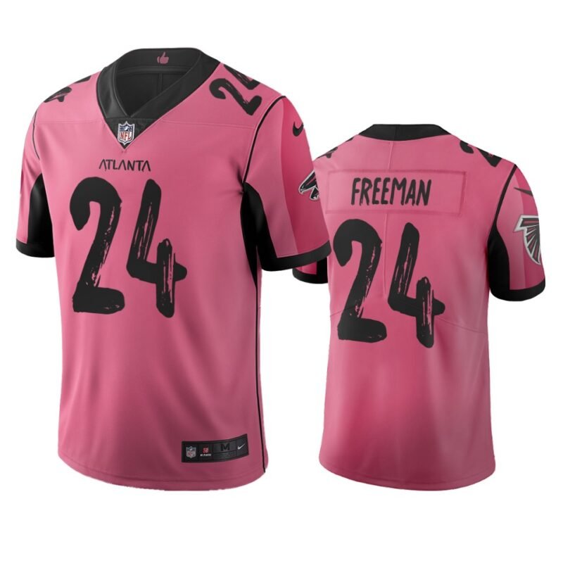 Atlanta Falcons #24 Devonta Freeman Pink Vapor Limited City Edition NFL Jersey - AFJ246
