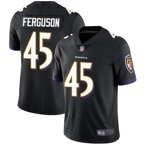 Nike Ravens #45 Jaylon Ferguson Black Alternate Stitched NFL Vapor Untouchable Limited Jersey - BRJ67