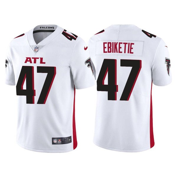 White Atlanta Falcons #47 Arnold Ebiketie Vapor Untouchable Limited Stitched Jersey - AFJ198