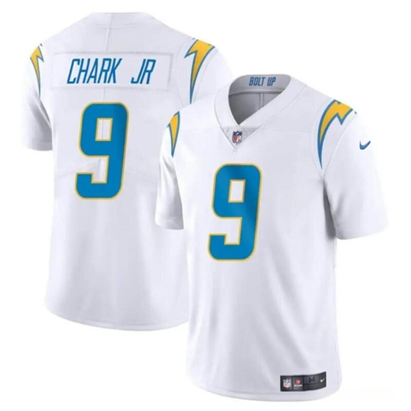 White Los Angeles Chargers #9 DJ Chark Jr 2024 Vapor Limited Stitched Football Jersey - LCJ65