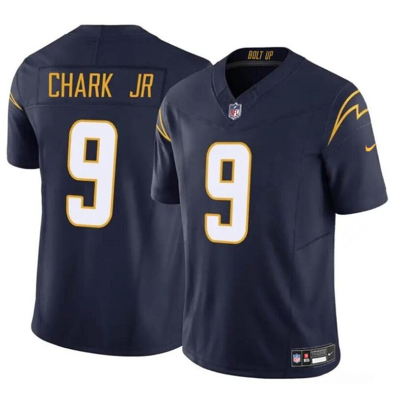 Navy Los Angeles Chargers #9 DJ Chark Jr 2024 F.U.S.E Vapor Limited Stitched Football Jersey - LCJ35