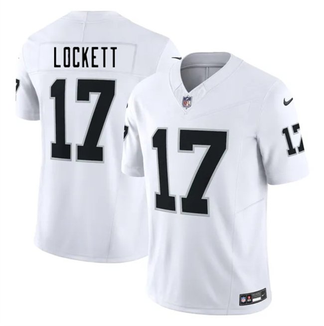 White Las Vegas Raiders #17 Tyler Lockett 2025 F.U.S.E. Vapor Untouchable Limited Stitched Football Jersey - LVR288