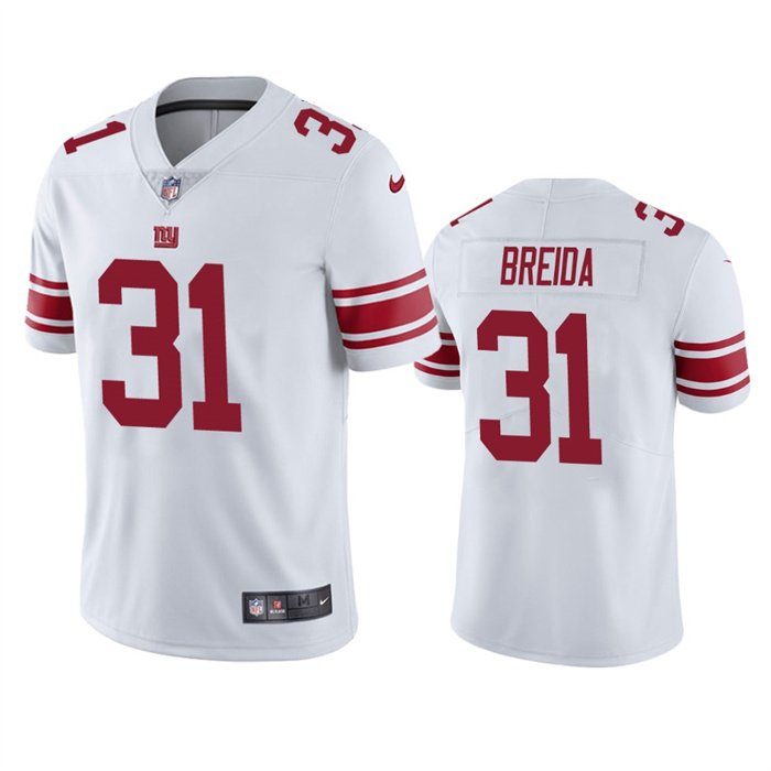 White New York Giants #31 Matt Breida Vapor Untouchable Limited Stitched Jersey - NYG190