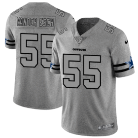 Dallas Cowboys #55 Leighton Vander Esch Nike Gray Gridiron II Vapor Untouchable Limited NFL Jersey - DLC432