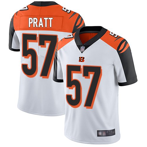 Nike Bengals #57 Germaine Pratt White Stitched NFL Vapor Untouchable Limited Jersey - CCB136