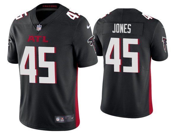 Atlanta Falcons #45 Deion Jones 2020 Black Vapor Untouchable Limited Stitched NFL Jersey - AFJ38