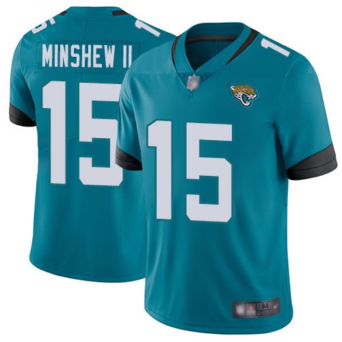 Nike Jaguars #15 Gardner Minshew II Teal Green Alternate Stitched NFL Vapor Untouchable Limited Jersey - JVG89