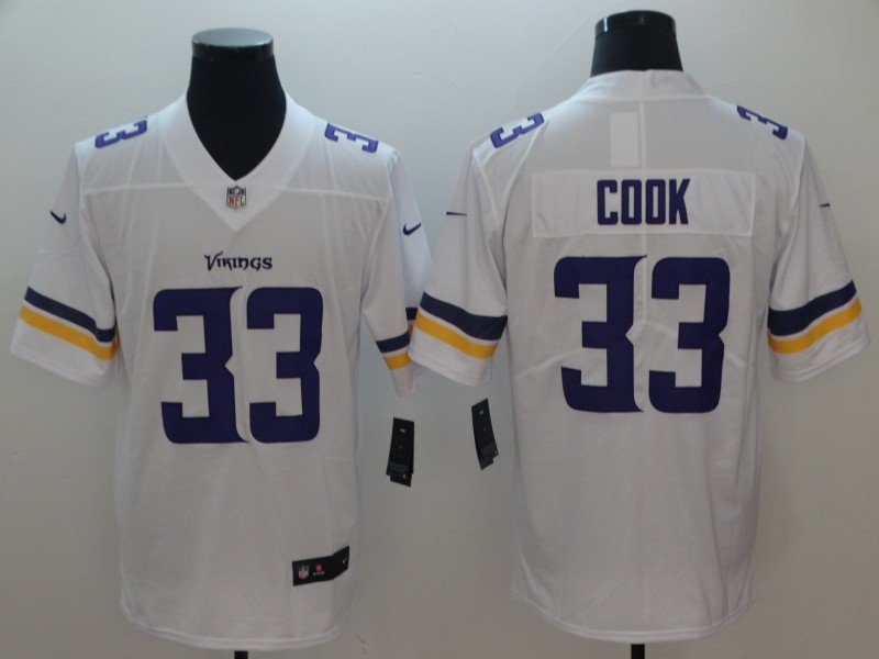 Vikings #33 Dalvin Cook White Vapor Untouchable Limited Stitched NFL Jersey - MVJ21