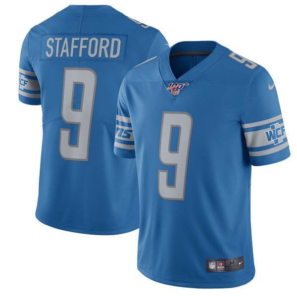 Detroit Lions #9 Matthew Stafford Blue 2017 Vapor Untouchable Limited Stitched NFL Jersey - DTL231