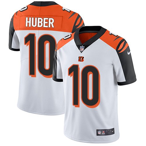 Nike Bengals #10 Kevin Huber White Stitched NFL Vapor Untouchable Limited Jersey - CCB290