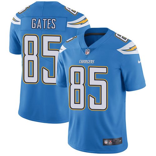 Nike Chargers #85 Antonio Gates Electric Blue Alternate Stitched NFL Vapor Untouchable Limited Jersey - LCJ84