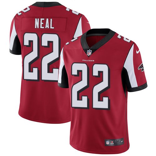 Nike Falcons #22 Keanu Neal Red Team Color Stitched NFL Vapor Untouchable Limited Jersey - AFJ77